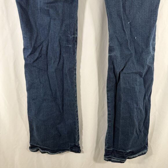 Trinity Ranch Jeans Womens 17 35x35 Dark Wash Blue Denim Bedazzled Cotton Blend - Picture 13 of 16